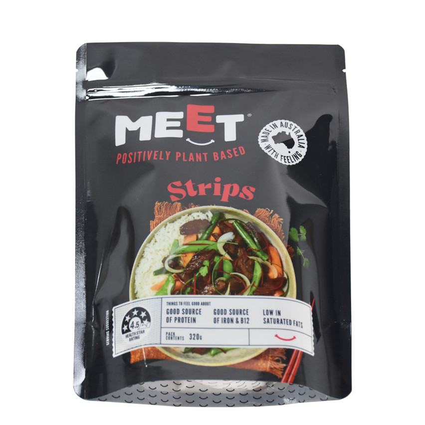 Excellente qualité de production personnalisée Ziplock Plastic Stand Up Food Packaging Sac