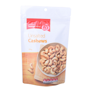 Compostable stand up Creative Design Biodegradable Snack Nuts Packaging Sacs Wholesale