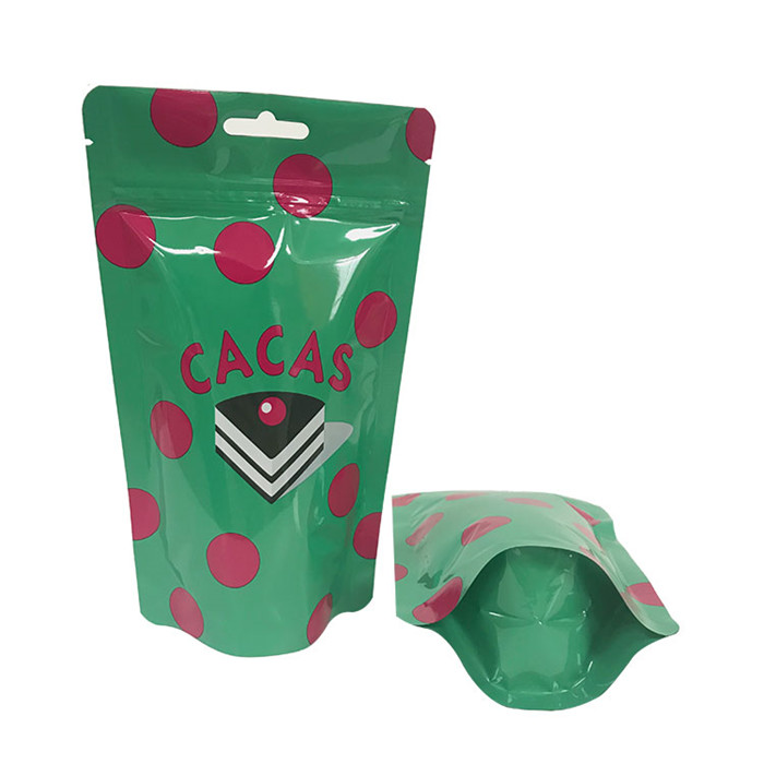 Sac d'emballage de bonbons d'emballage flexible avec plastique zip