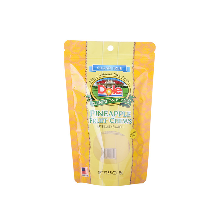 Pouche en plastique de qualité alimentaire Ziplock avec logo personnalisé