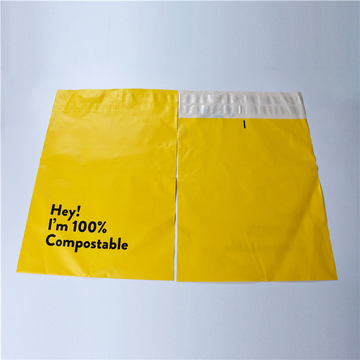 Impression personnalisée Excellente qualité Biobased Eco Friends Flat Shipping Mailers