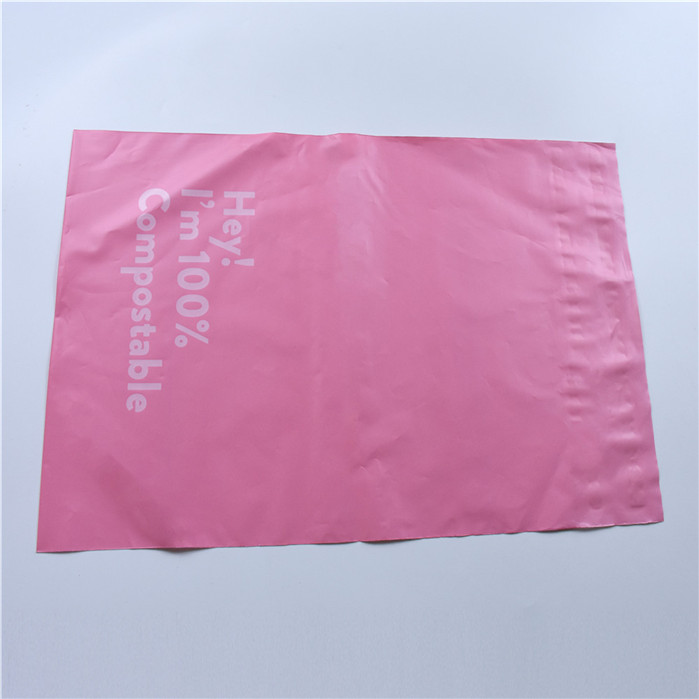 Flat biodégradable Corn Starch Eco Friendly Products Sacs Mailer Sacs