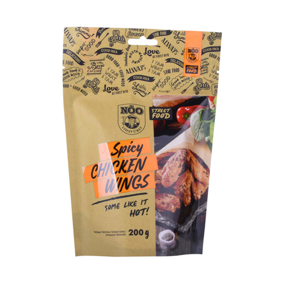 Fabricants Vernishing Beef Beef Jerky Packaging Sac Stand Up Pouch