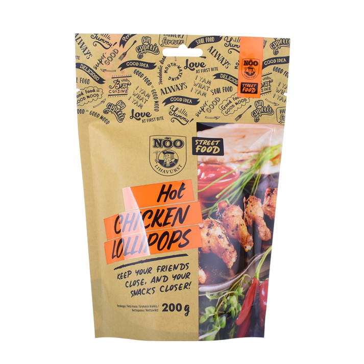 La barrière imprimée personnalisée tient les sacs de poche métallisés