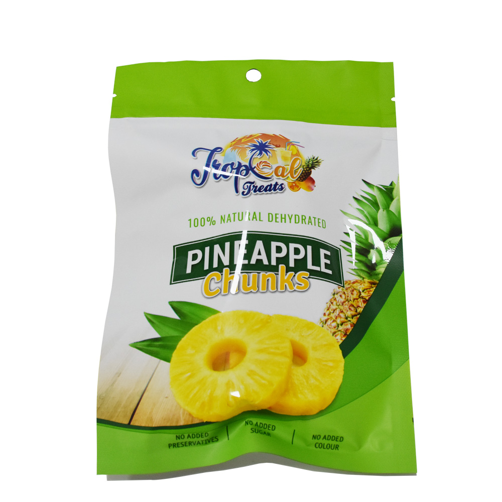 Impression numérique de petites quantités d'emballages alimentaires de haute qualité Sacs compostables avec des fruits secs
