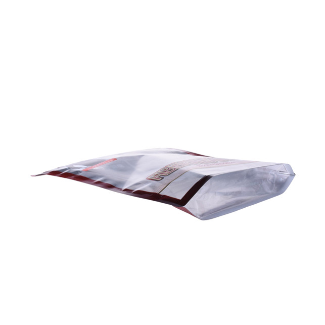 Emballage biosourcé Sachet plat laminé PLA avec fermeture éclair