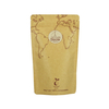 Le papier Kraft compostable à la maison de qualité alimentaire imprimé personnalisé PLA tient le sachet de thé de café avec la fermeture éclair