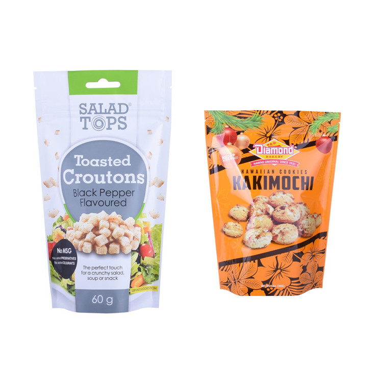 Pochettes de qualité alimentaire à joint inférieur en U de qualité alimentaire