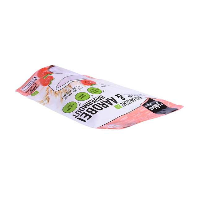 Logo personnalisé Pagoule à avoine de farine d'avoine Conception de plastique