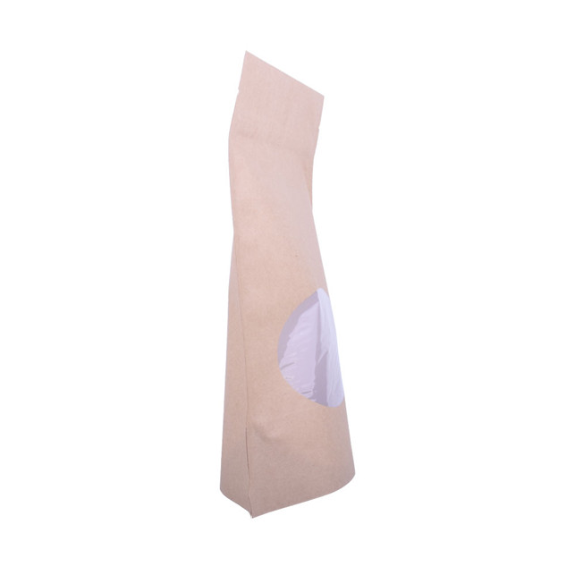Sacs en papier kraft compostables non imprimés en stock pour les noix