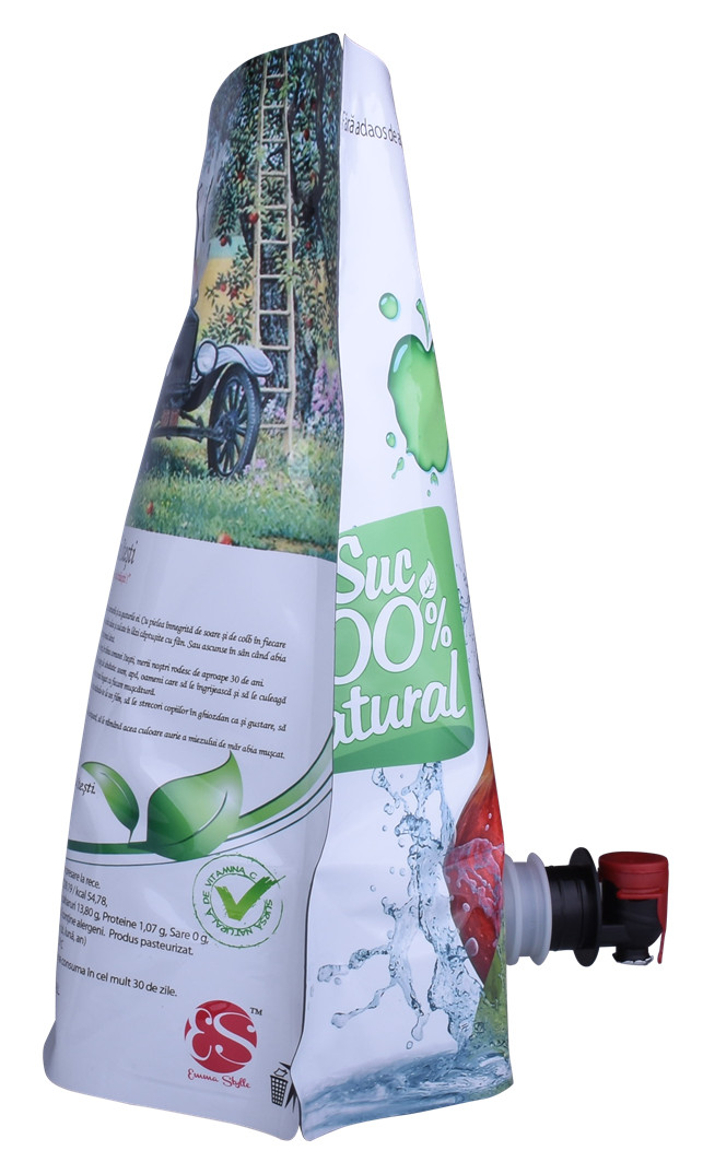 Emballage de vin 2L avec du jus de ruban adhésif imprimé
