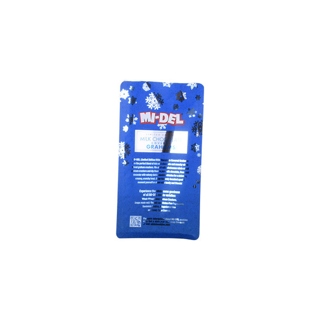 Types biodégradables ziplock refermables de scellage dans les sacs de pack de soupape de barre de chocolat d'emballage