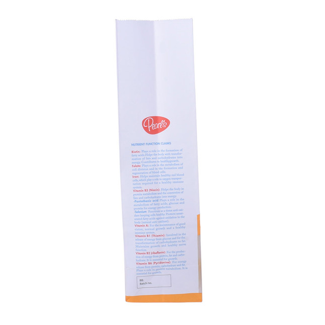 Chauffer le sac à fermeture éclair double pour les vêtements en gros collation sèche d'emballage de fruits secs