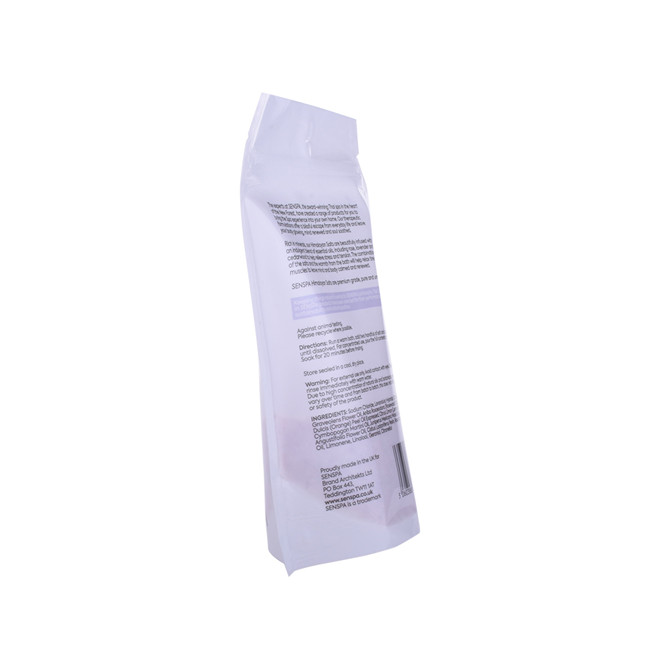 Finition mate complète renouvelable Clean Clean Cleanable Sacs de polypropylène refermables Sacs d'emballage d'épices Emballage de sel rose
