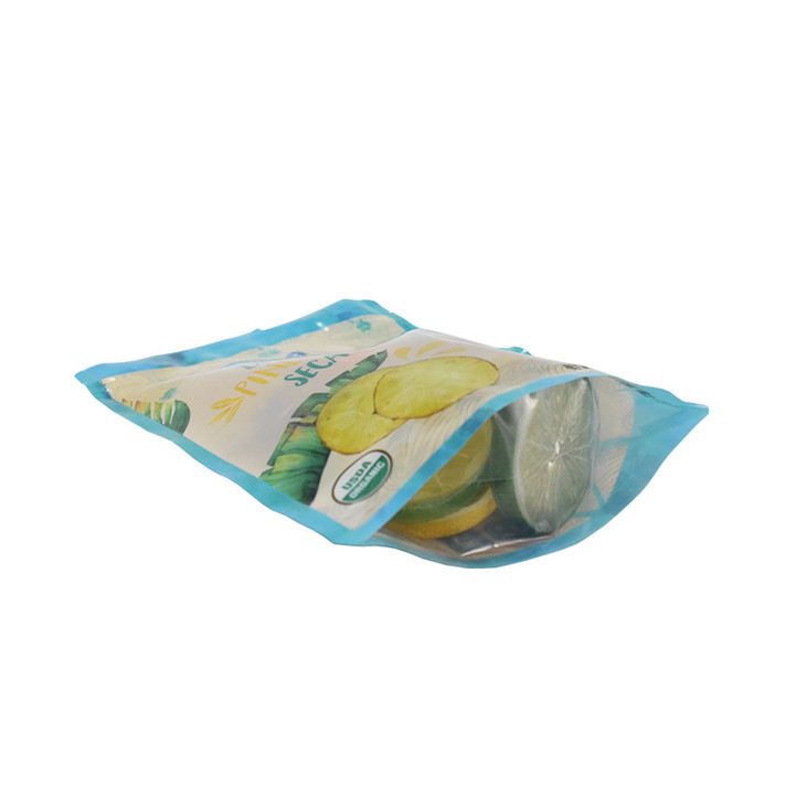 Plastique en plastique refermable Mylar Plant Recyclable Emballage de nourriture séchée Fruits séchés