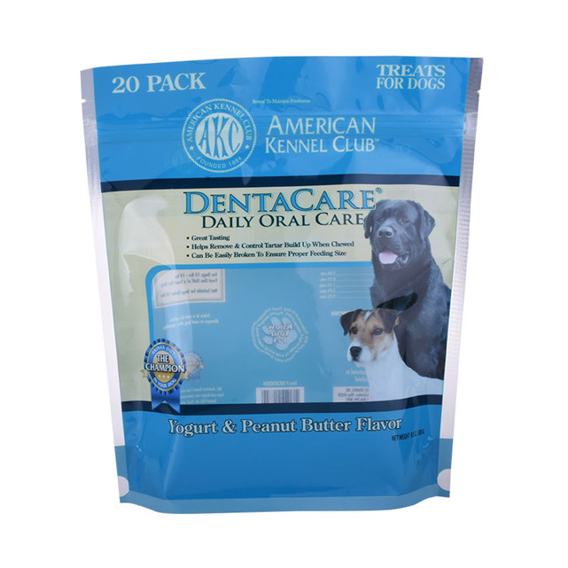 Heat Seal Colorful pouvez-vous recycler les sacs de livres sachets de nourriture pour chats par imprimé de phoque thermique en vrac