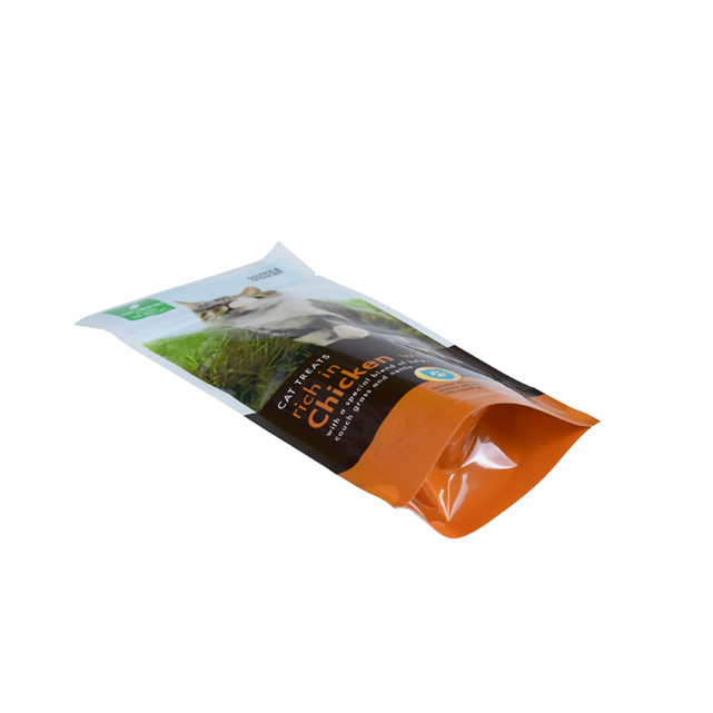 Foil de feuille de feuille de feuille de gousset Définition d'emballage alimentaire pour animaux de compagnie Recyclage des sachets à fond plat