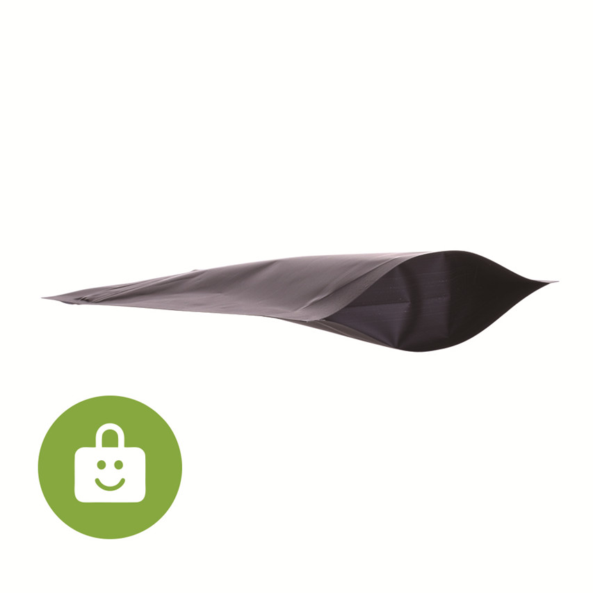 Foil en aluminium laminé en plastique biodégradable vs sac d'emballage personnalisé dégradable sac à preuves à fermeture éclair refermable