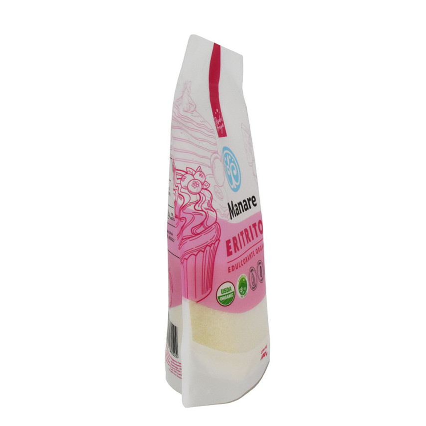 Grade alimentaire Latiné Transparent en plastique bio-basé Sac d'emballage flexible