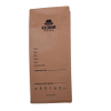 ECO Huminerofroping Biodegradable Compost Paper Pouch Box Boîte à fond Pouche de café