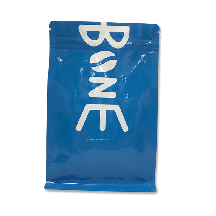 Matériau laminé à bas prix pochet plat Pouche biodégradable scellant des sacs d'échantillonnage de café scelable