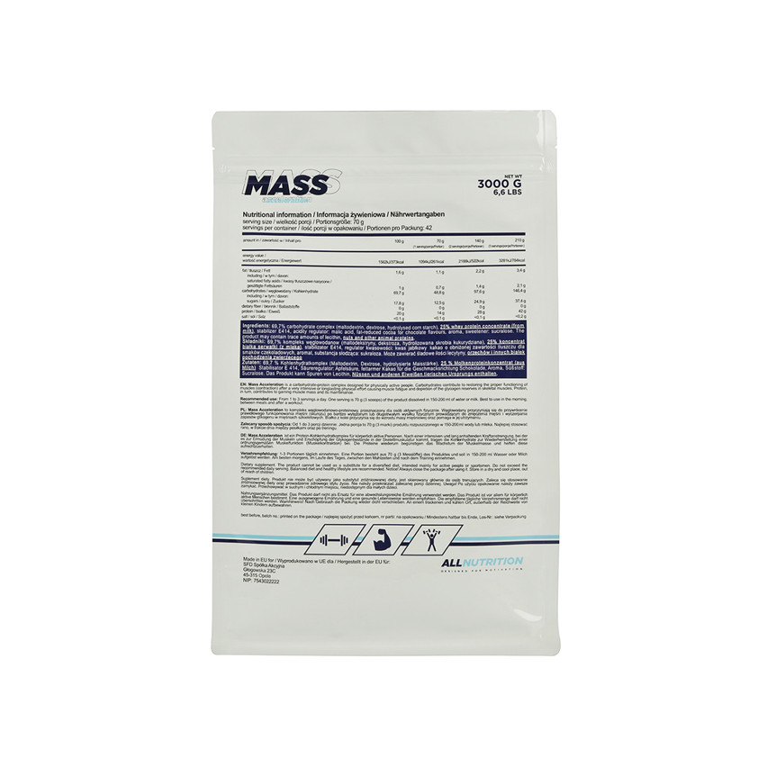 FSC Certified Flat Bottom Nutrition Protein Powder Sac en gros