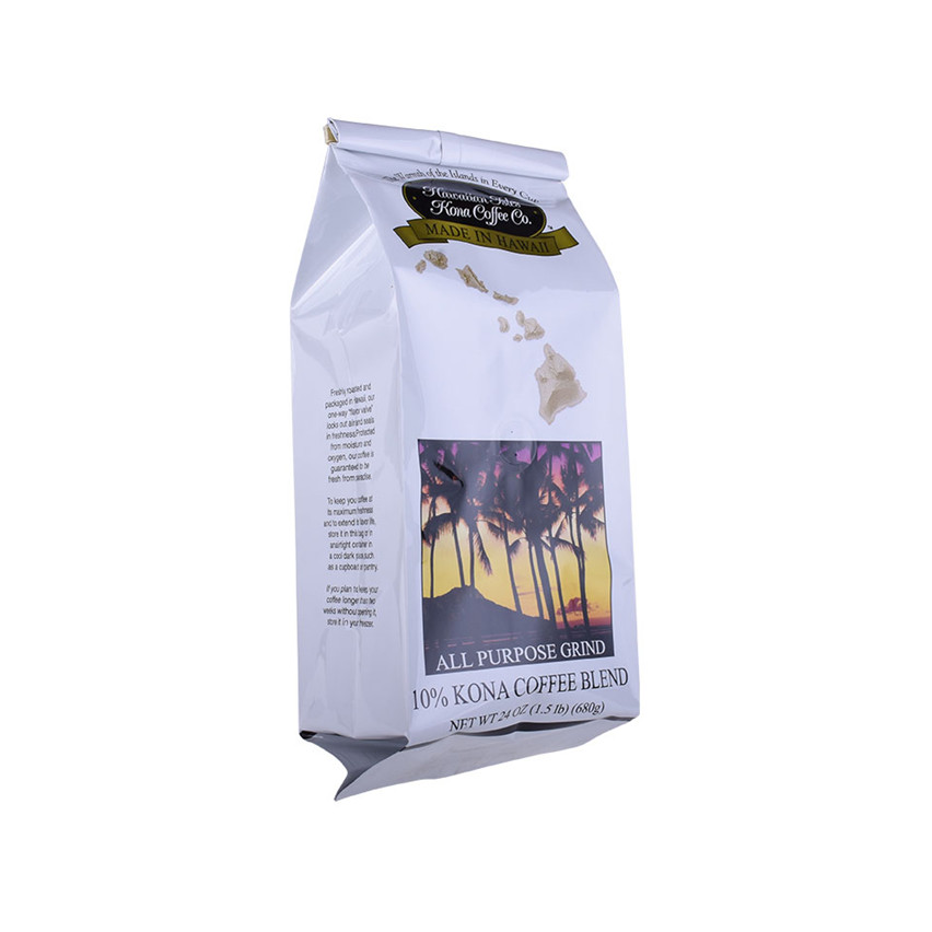 Biodégradable Custom Design Side Gusset Coffee Packaging Bag Wholesale