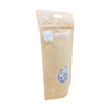 Sac à glissière de support pour animaux de compagnie composé à base de sucres dans l'amidon de maïs