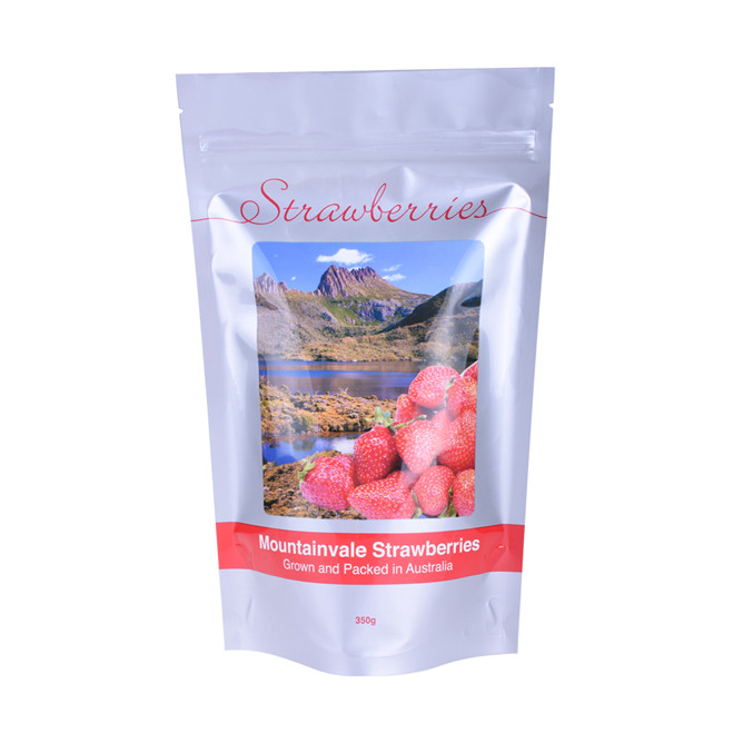 Gravure imprime colorée eco finale finale bio sac en plastique dégradable zippé