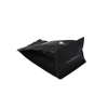 Meilleur prix biodégradable personnalisé à fond plat MATTE MATE BLACK Sacs de café