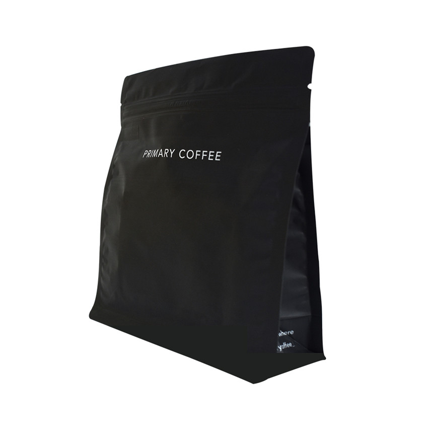 Biodégradable Creative Design Flat Bottom Coffee Emballage avec Valve UK Wholesale