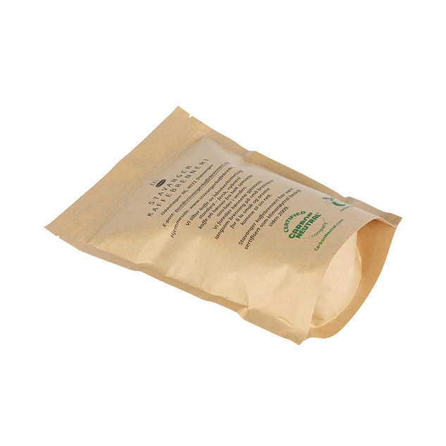 Logo personnalisé Humiture Proof Recycled Paper Stand Up Food Food Zipper Emballage