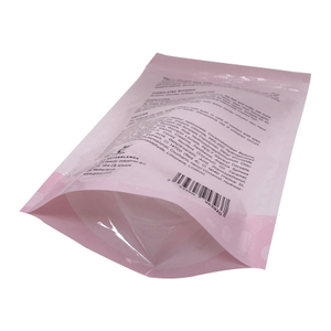 Imprimé personnalisé meilleur prix clair Clear Revitable Zip Lock Plastic Stand Up Sacs pour vêtements