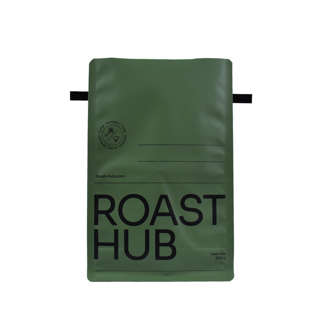 Impression colorée Sceau de café en feuille de papier aîné à chaleur standard bon marché Sac à café