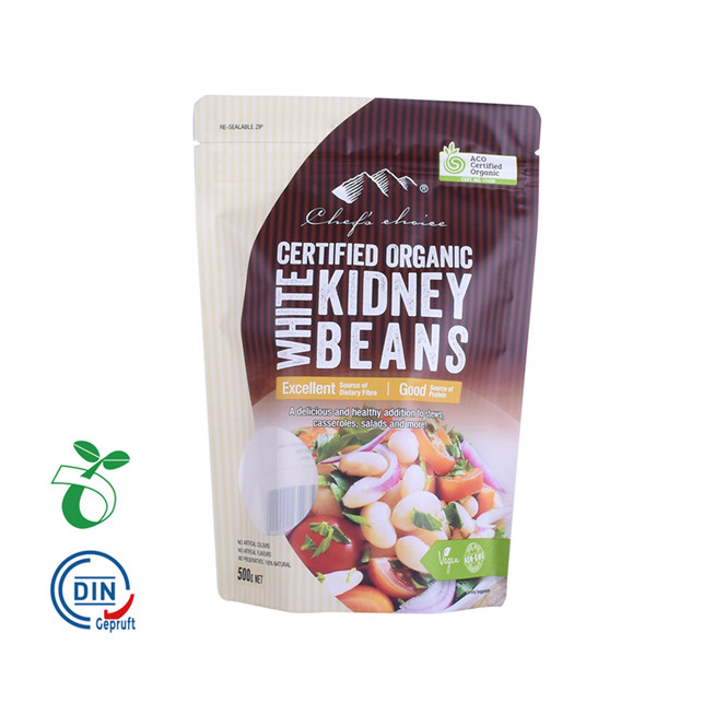 Sac de poudre nutritionnelle recyclable de 400g debout