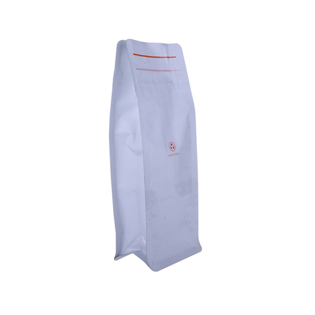 Sac à café ziplock de recyclage de 340g debout avec fond de boîte
