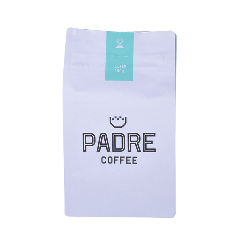 Emballage à partir de matériaux de canne à sucre à 100% Sachets de café avec soupape d'air vide