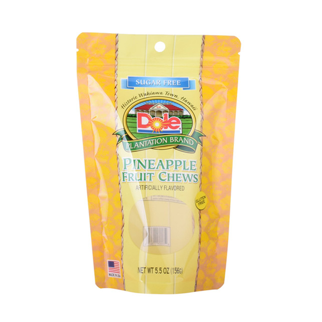 Conception de sachets de sel rose Green PE Recycling avec fermeture à glissière