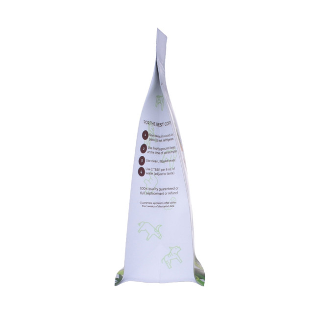 Emballage biologique de sac de café biosourcé de 1 lb avec vavle compostable