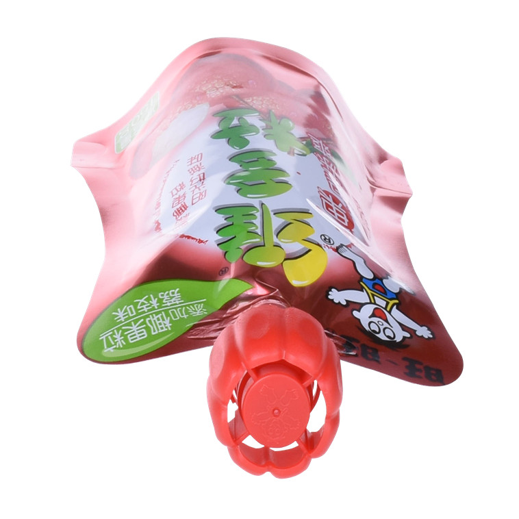 Recycler le bec emballage d'emballage liquide d'emballage en forme de fruits en forme de fruits