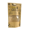 Accueil Compostable Doypack Food Packaing Stand Up Pet Pouch Bag avec fenêtre
