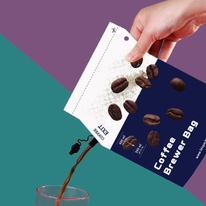 Sac filtrant portatif recyclable de brassage de café avec l'oreille et le bec accrochants