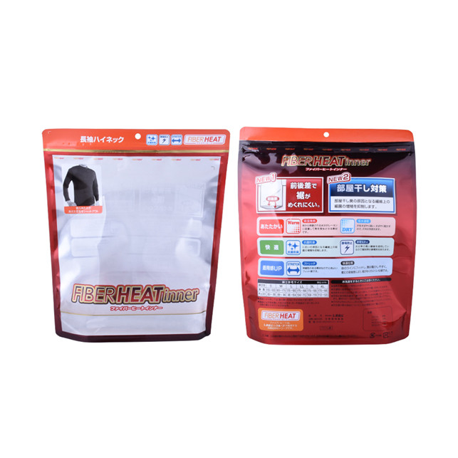 Emballage biosourcé Sachet plat laminé PLA avec fermeture éclair