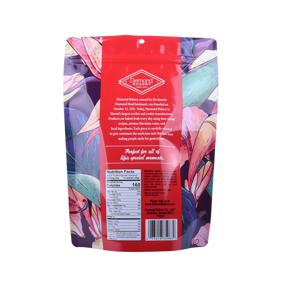 Produit en Chine Matt Finish Plastic Emballage pour collations