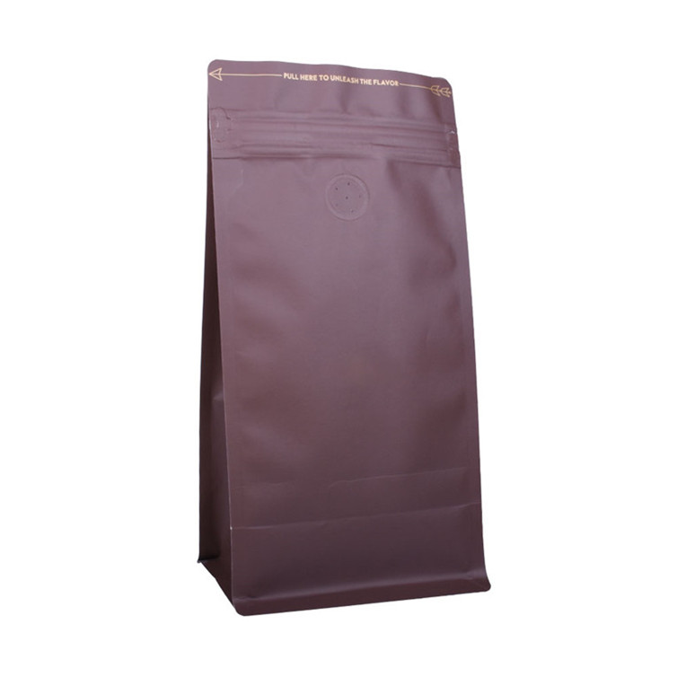 Sacs en papier à fermeture éclair supérieur refermables avec sacs d'emballage en papier manche