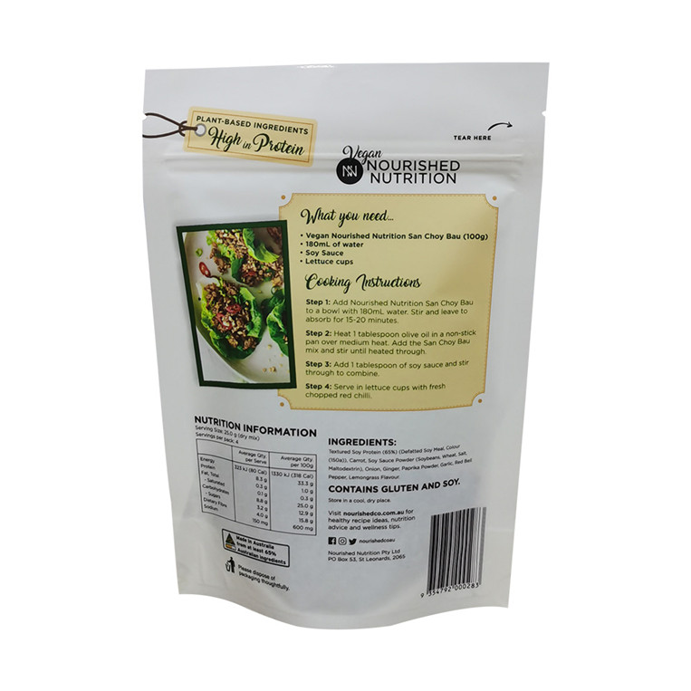 Chauffage de joint de chaleur Foil Matte Ziplock Packaging Sac Biodégradable Heat Sceller pour l'emballage alimentaire