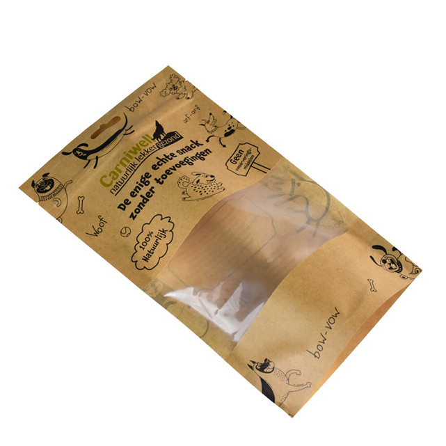 Matériau d'emballage alimentaire pour animaux de compagnie de verrouillage zip Qu'est-ce qu'un sac à goussets