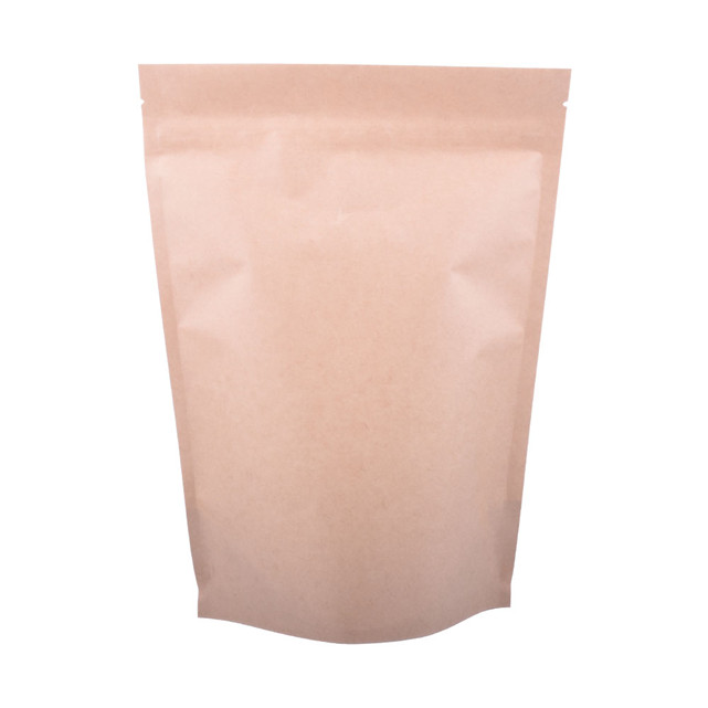 Sacs d'origine Kraft à compostable avec fenêtre semi-claire