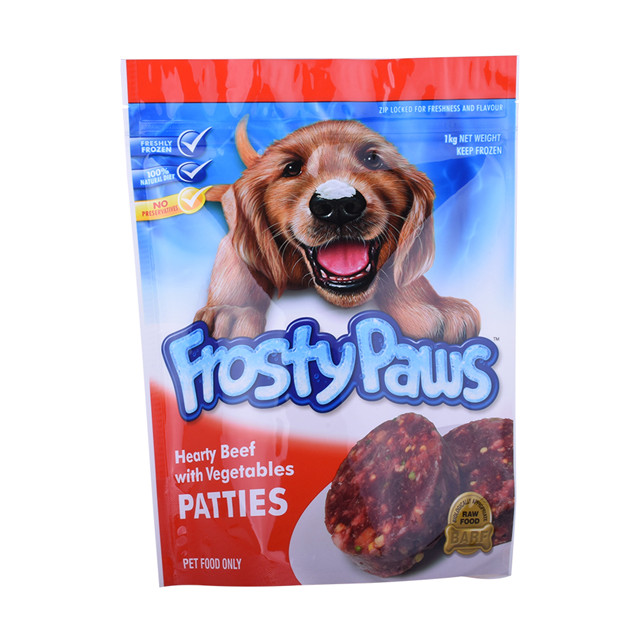 Heat Seal Colorful pouvez-vous recycler les sacs de livres sachets de nourriture pour chats par imprimé de phoque thermique en vrac