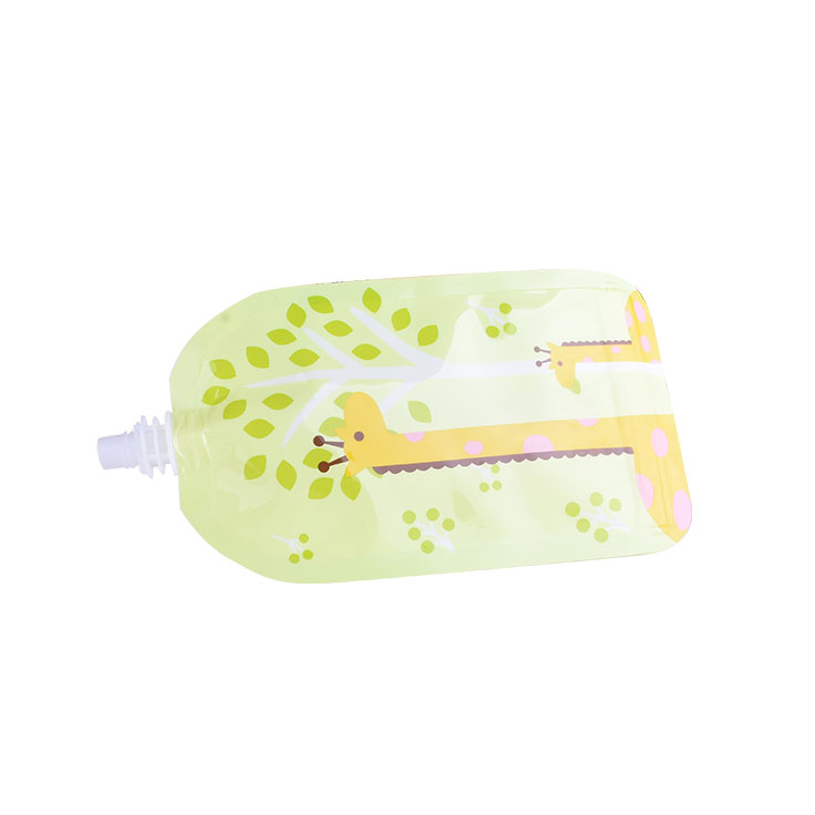 PCRI-PC-PE recyclable Plastic Drink Stand Up Rangement Spout Sacsh